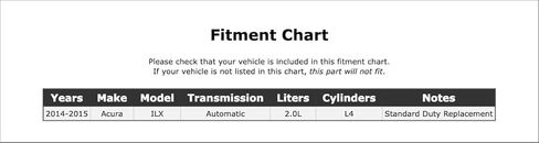 Front CV Intermediate Shaft Compatible With Acura ILX 2.0L L4 Automatic Transmission 2015 2014 P-5155070 in Kuwait