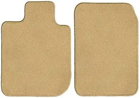 GGBAILEY Car Mats - Custom Fit Floor Mats for Mercedes-Benz SL 1972-1989 Models - Driver and Passenger Set - Beige in Saudi Arabia