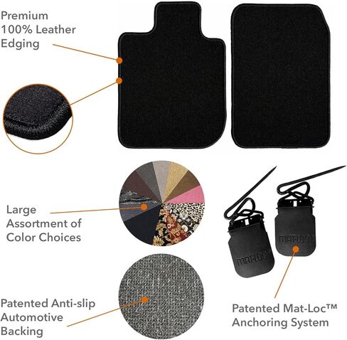 GGBAILEY Car Mats - Custom Fit Floor Mats for Mercedes-Benz SL 1972-1989 Models - Driver and Passenger Set - Beige in Saudi Arabia