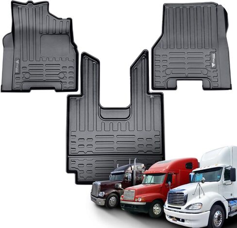 Floor MATS for Freightliner Columbia, Century Class, Coronado, BLACK in Saudi Arabia
