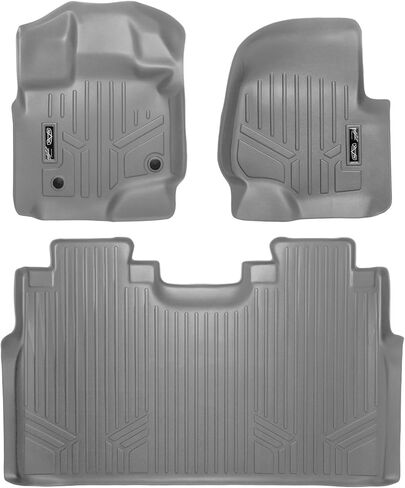 طقم سجادات أرضية SMARTLINER بمقاس مخصص مكون من صفين لسيارة Ford F-150 2015-2025 in Kuwait