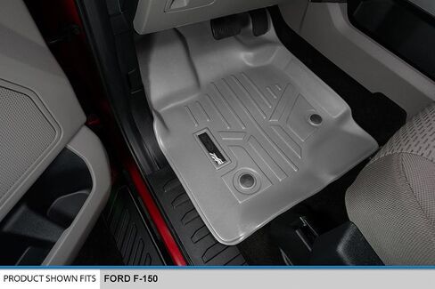طقم سجادات أرضية SMARTLINER بمقاس مخصص مكون من صفين لسيارة Ford F-150 2015-2025 in Kuwait