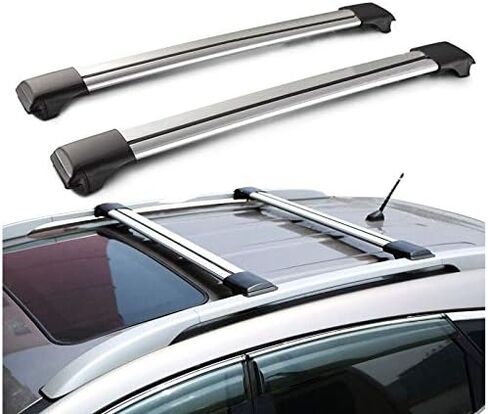 Roof Rack Cross Bars for 02-10 Ford Explorer Top Rail Lower Profile Aluminum Cargo Carrier Anti Theft Lock Crossbars Mount 220lbs Capacity Adjustable Length in Saudi Arabia