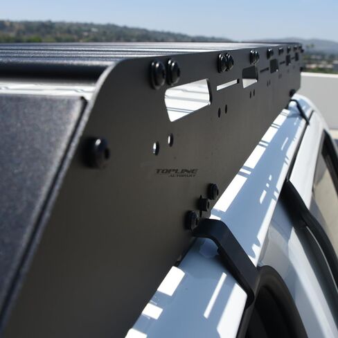 7422438976956 Compatible with 2015-2026 Ford F150 SuperCrew (Crew) Cab Black Modular Window Frames Roof Rack Cargo Basket Luggage Carrier with Wind Fairing in Saudi Arabia