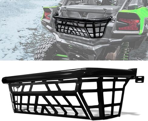 Cargo Barricade Compatible with 2020-2024 Kawasaki Teryx KRX 1000 & 2023-2025 KRX4 1000 Luggage Rack Steel Tailgate Bed Enclosure Rear Cargo Guard in Kuwait