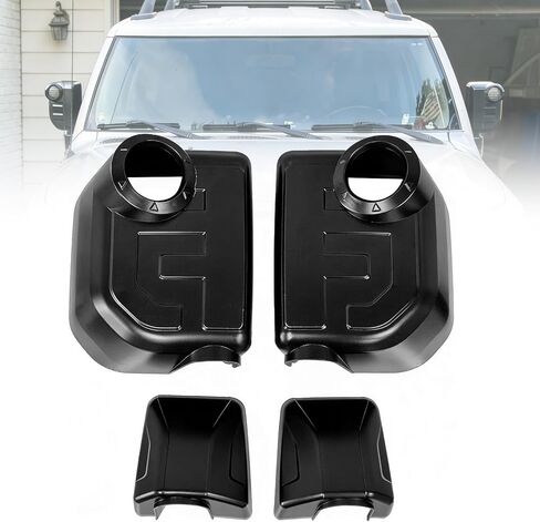 A Pair Black Car Mirror Caps Compatible with Toyota FJ Cruiser XJ10 TRD Off Road 2007-2022, FJ Side Rearview Cover Tape-on Install in Saudi Arabia