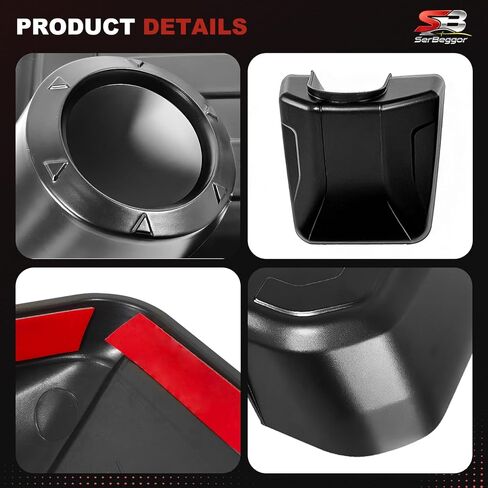 A Pair Black Car Mirror Caps Compatible with Toyota FJ Cruiser XJ10 TRD Off Road 2007-2022, FJ Side Rearview Cover Tape-on Install in Saudi Arabia