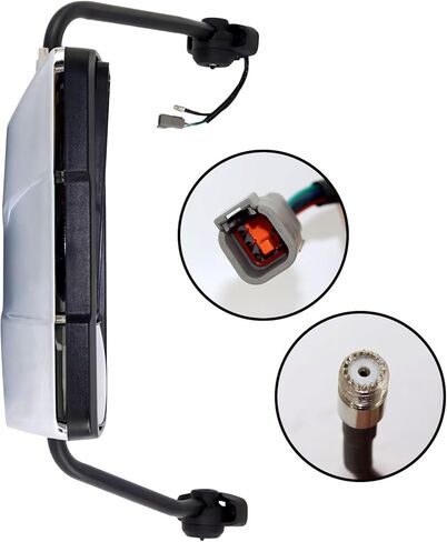 New Chrome Power Heated Door Mirror Assembly with Arm for Mack Anthem Trucks, Passenger Right Side in Saudi Arabia