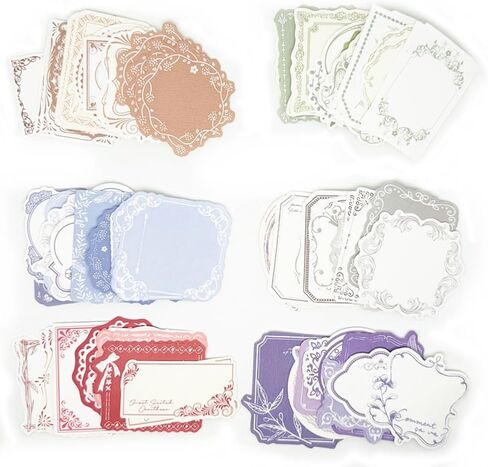 180pcs Scrapbooking Paper Pack,Vintage Label Aesthetic Decorative Paper Scrapbook Frames for DIY Decoupage Junk Journal Scrapbooks Supplies in Saudi Arabia