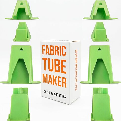 VONEEDL Fabric Tube Maker for Jelly Roll Rugs, Premium Quality Bias Tape Maker Tool for Sewing, Quilting, DIY, Easy to Make Jelly Roll Rugs, 1 Count in Saudi Arabia