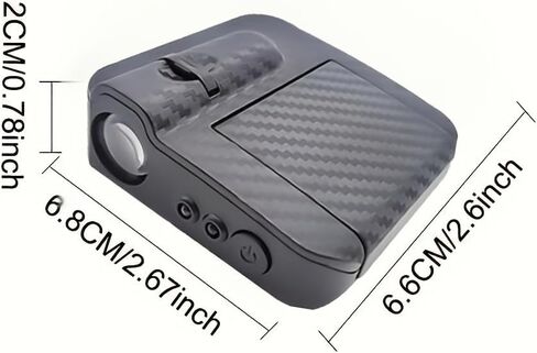2PCS Car Door Projector Lights, Wireless LED Welcome Lights for Car Doors, Motion Activated Logo Projection Lamps, Battery Powered Magnetic Car Door Lights Universal Vehicle Decoration in Kuwait