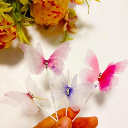11pcs Colorful Ballerina Happy Birthday Sash Cake Topper - 4 Butterflies,Ballet Shoes,Princess Tutu, Crown Decoration for Princess Girl Pink Theme Baby Shower Centerpiece Birthday Party Supplies in Saudi Arabia