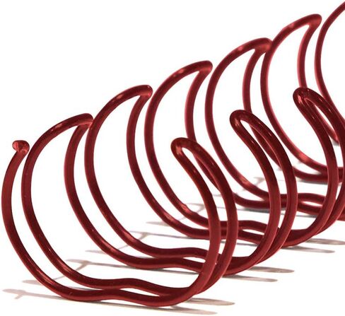8mm (5/16 in.) Double Loop Binding Spines | 11 in. Length for Letter Size or Smaller Projects | 3:1 Pitch | 50 Sheet Binding Capacity | White | 100 Pack in Saudi Arabia