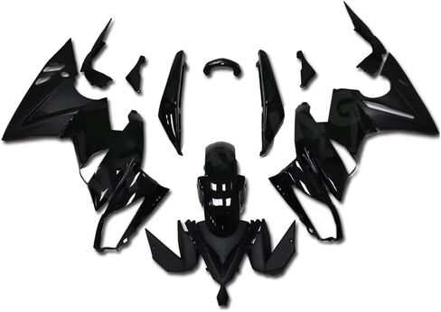 MC Glossy Matte Black Fairing Fit for Kawasaki Ninja 2009 2010 2011 650R ER-6F Injection Mold ABS Plastics New Bodywork 09 10 11 M01 in Saudi Arabia