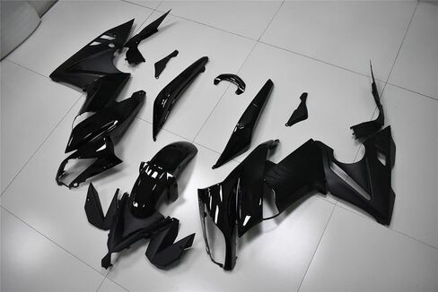 MC Glossy Matte Black Fairing Fit for Kawasaki Ninja 2009 2010 2011 650R ER-6F Injection Mold ABS Plastics New Bodywork 09 10 11 M01 in Saudi Arabia