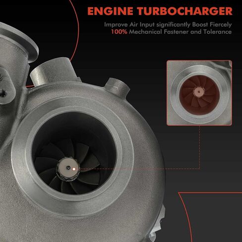 A-Premium GT3782VA Complete Turbocharger Turbo Kit with Gasket Compatible with Ford Model - F-250/F-350/F-450/F-550 Super Duty 2003, Excursion 2003-2004, 6.0L - Replaces 1832160C91 in Kuwait