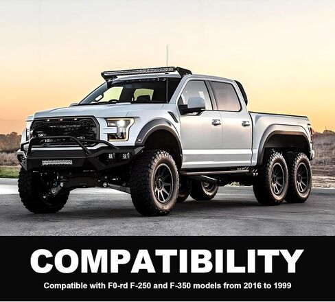 مصابيح LED بيضاء داخلية متوافقة مع 1999-2016 Ford F-250 F-350 Super Duty Trucks استبدال المصابيح أضواء الخريطة وأضواء القبة وأضواء لوحة الترخيص (6000K أبيض 14 قطعة) in Kuwait