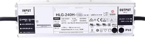 1pcs HLG-240H Switching Power Supply 12A 15A 24A 30A 36A 42A 48A 54A 240W Constant Voltage Constant Current LED Driver(HLG-240H-42A) in Saudi Arabia