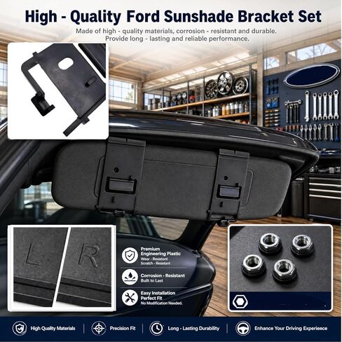 Windshield Roof Rack Trim Fit for Ford Bronco 2021-2025 RH + LH Bracket KIT w/ Nuts in Saudi Arabia
