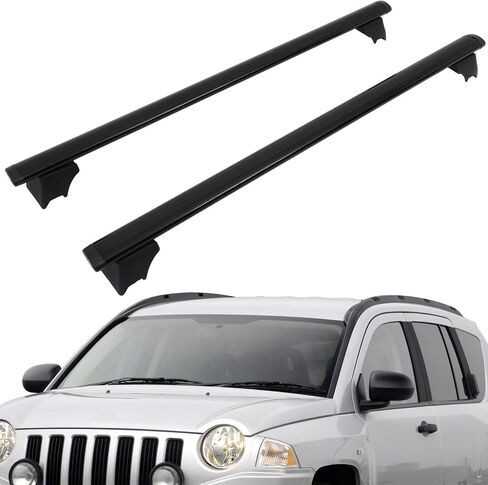 SCITOO Roof Rack crossbars Fit for Jeep Compass 2008-2010,Cargo Carrier Kayak Rooftop Luggage Crossbar,Max Load 165LBS in Kuwait