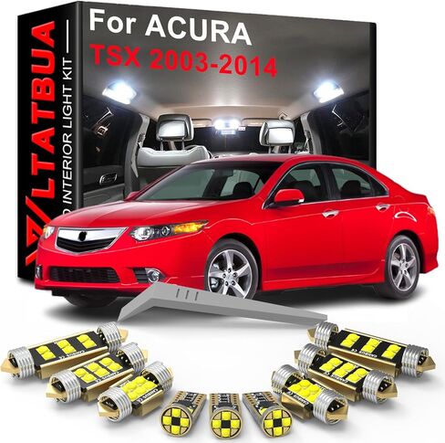 LED Interior Light Kit Package Replacement for ACURA TSX CL9 CU2 2003 2004 2005 2006 2007 2008 2009 2010 2011 2012 2013 2014 in Kuwait