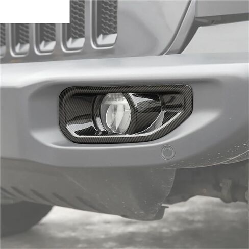 Car Front Fog Light Lamp Decoration Cover Compatible for Jeep Wrangler JL Gladiator JT 2018 2019 2020 2021 Up Exterior Accessories(Purple) in Saudi Arabia