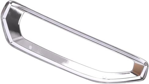 2Pcs Chrome Style ABS Front Bumper Fog Light Lamp Cover Trim Molding Compatible for GMC Sierra 2014-2018 in Kuwait