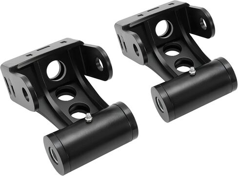 ALMULOO 2" Drop Lowering Shackles Suspension Kit Compatible with 2003-2013 Dodge Ram 2500 3500 2WD 4WD Pickup Trucks Drop Leveling Kit Powder Coated Steel in Saudi Arabia