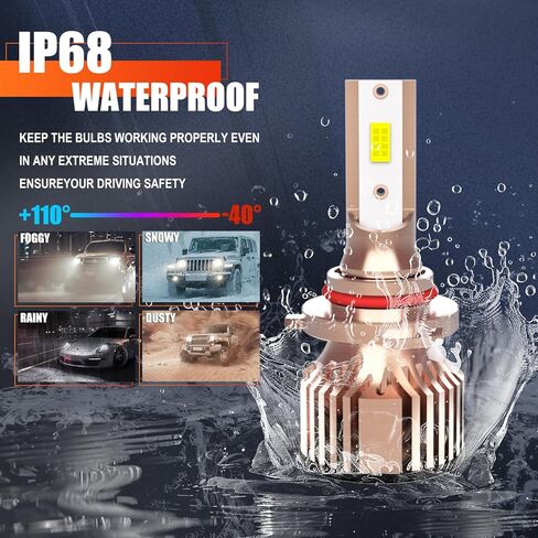 Super Bright Bulbs For Toyota Camry (2007-2014), Fog Light Bulbs Combo Kit, 800% Upgrade Easy-Install Plug & Play 6-Pack in Saudi Arabia