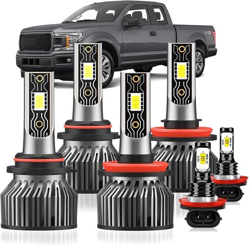 Super Bright Bulbs For Toyota Camry (2007-2014), Fog Light Bulbs Combo Kit, 800% Upgrade Easy-Install Plug & Play 6-Pack in Saudi Arabia