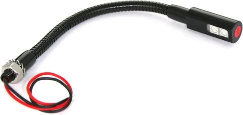 PilotLights Mini Gooseneck Panel Light - Red LED, 12VDC in Saudi Arabia