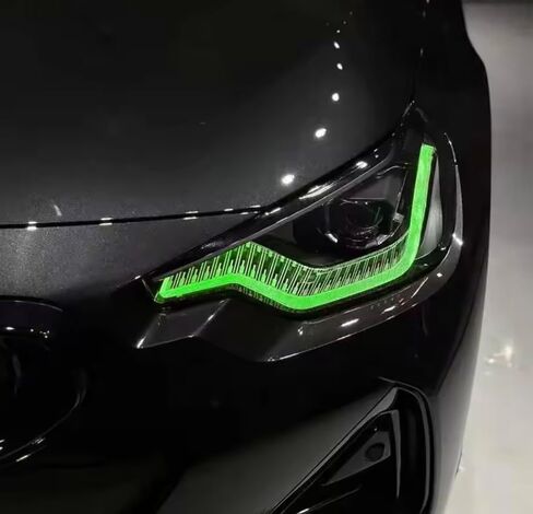 لوحات DRL RGB لسيارات BMW 2 Series M2 G42 G87 2022-2023 رقائق ضوء النهار الجري تناسب المصباح LED التكيفي in Kuwait