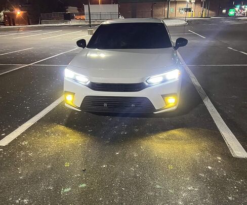 iJDMTOY 30W High Power White/Yellow 2-In-1 Dual-Color Plug-N-Play LED Fog Light Modules (L1B), Compatible with Honda Civic Accord CR-V Ridgeline; Compatible with Acura Integra in Kuwait