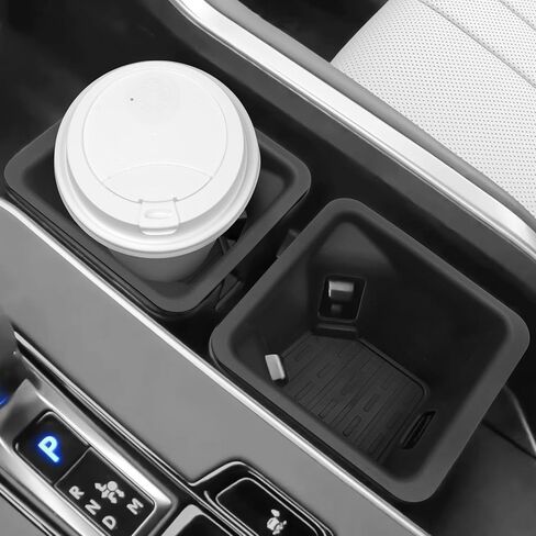 ترقية 2 قطعة حامل أكواب متوافق مع Lexus 2024 2025 2026 TX TX350/500h/550h + ملحقات إدراج كم كأس مادة السيليكون منظم وحدة التحكم المركزية in Kuwait