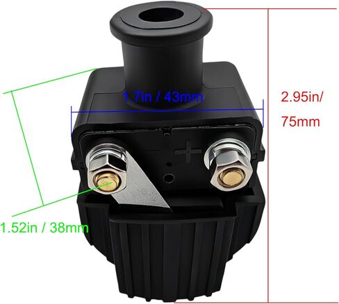 2-Pack Ignition Coil 18-5186, Fits Mercury Mariner Force Outboard 6-150HP, Replaces 339-7370A13 339-835757A3 339-832757A4, Boat Motor Engine in Kuwait