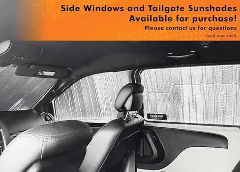 YelloPro Custom Fit Front Windshield Sunshade for 2023 2024 2025 Hyundai Ioniq 6 Sedan, SE, SEL, Limited, Sun Shade UV Reflector Sun Visor Protector Insulated Accessories [Made in USA] in Saudi Arabia