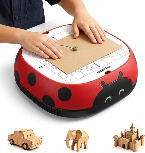 Safe Power Cardboard Cutter for Kids, STEM + STEAM Educational Toy for Boys and Girls Ages 5+, Upcycled Tool for DIY Cardboard Projects, Engineering & Creativity in Saudi Arabia