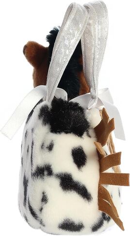 Aurora® Fashionable Fancy Pals™ Western Fringe™ Stuffed Animal - Plush with Stylish Purse for Dress Up Fun - Perfect for Kids 3+ Years, Costumes, and Birthdays - Brown 8 Inches in Kuwait