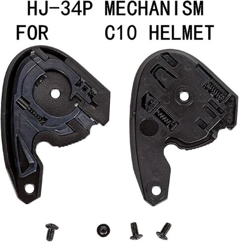 Helmet Visors Base, 2pcs 34p Visors Base for Hjc C10 Helmets, Fashion Motorcycle Helmets Bases Mount Adapter Secure Attachmen, Hjc Helmet Parts Replacement in Saudi Arabia