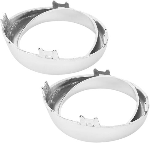 Fog Light Trim Covers for Infiniti G37 G25 M37 M56 Q70 (2010–2014) – Chrome ABS Replacement Grilles Compatible with OE 62257-1MS2A & 62256-1MS2A in Kuwait