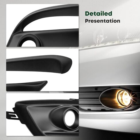 YHTAUTO إطار ضوء الضباب يناسب مازدا 3 2017-2018 المكسيك بنيت السيارة، المصد الأمامي الضباب غطاء خفيف تقليم الجانب الأيمن الركاب in Kuwait