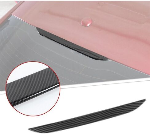 3rd Third Brake Tail Light Lamp Cover for Trim Bezels + Carbon for Ford for Mustang 2015-2021 Rear Exterior Gloss 3Tbtllctbffm2C in Saudi Arabia