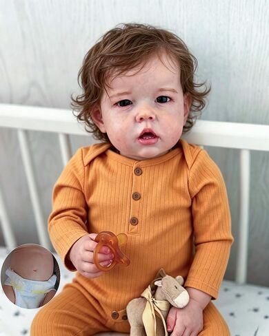 anano الفينيل كامل الجسم reborn baby boys 20 بوصة نابض بالحياة الحقيقي الأطفال حديثي الولادة واقعية دمى طفل الصبي، واقعية الجسم الكامل الفينيل، دمى تولد من جديد اليدوية مع الملحقات للأطفال سن 3+ in Kuwait
