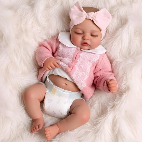 BABESIDE Lifelike Reborn Baby Dolls, 20 Inch Realistic Real Life Baby Dolls Poseable Doll Soft Vinyl Baby Dolls with Clothes and Toy Gift for Kids Age 3+,Pretend Play, Collection in Kuwait