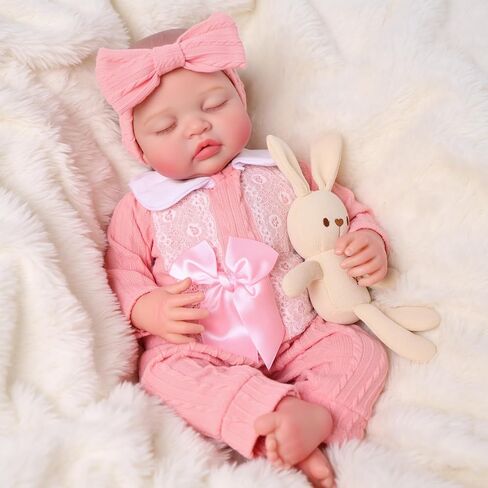BABESIDE Lifelike Reborn Baby Dolls, 20 Inch Realistic Real Life Baby Dolls Poseable Doll Soft Vinyl Baby Dolls with Clothes and Toy Gift for Kids Age 3+,Pretend Play, Collection in Kuwait