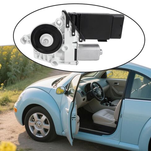 1Y1959801C محرك نافذة السائق الأيسر يناسب 2003-2010 VW Beetle نافذة رفع المحرك لاستبدال 1Y1959801 1Y1-959-801-C in Kuwait