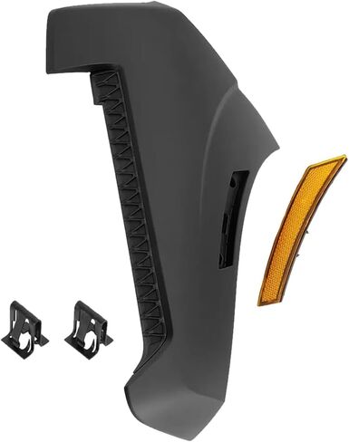 JX Racing Bumper Face Bar End Extension W/Side Marker Light Compatible with Nissan Frontier S SV 2022 2023 2024 Front Bumper Extension Right/Passenger Side for 620189BU0C NI1017100 in Saudi Arabia