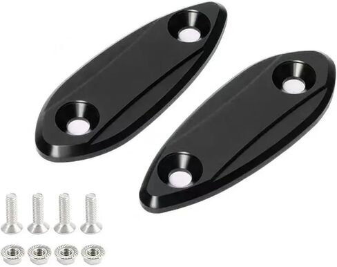Compatible with ZX25R ZX4RR ZX6R Ninja ZX-25R ZX-4RR KRT 2020-2024 ZX-6R 636 2009-2012 Motorcycle Mirror Block Off Plates Kits(Gold) in Saudi Arabia