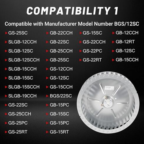 1175196 Blower Wheel Assembly Compatible with Southbend Range BGS/GB/GS/SLGB/SLGS Series, Single Blower Wheel with Puller Disc, Heavy-duty Ovens in Saudi Arabia