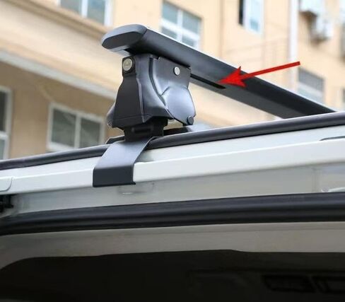 Aluminum Roof Rack Cross Bars Compatible with Toyota Corolla Sedan E210 2018-2026 Anti Theft Crossbars Rooftop Storage Cargo Luggage Carrier Without Roof Rail 2PCS Black in Saudi Arabia